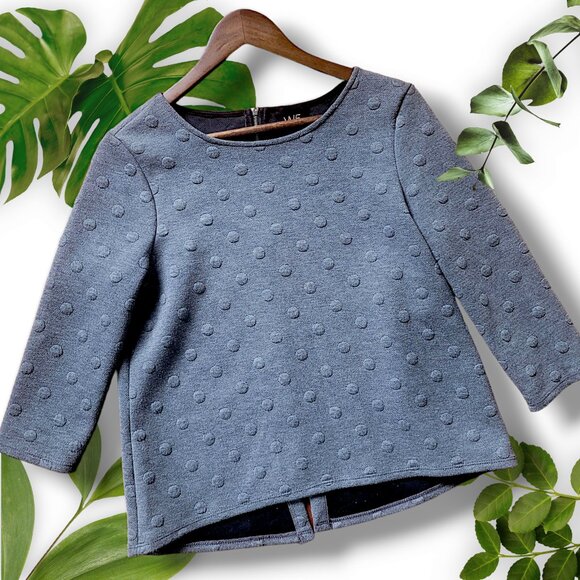 W5 Tops - Anthropologie W5 Textured Polka Dot Blouse, sz Small